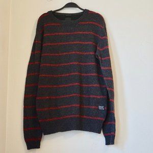 KR3W denim skate company striped sweater Size L